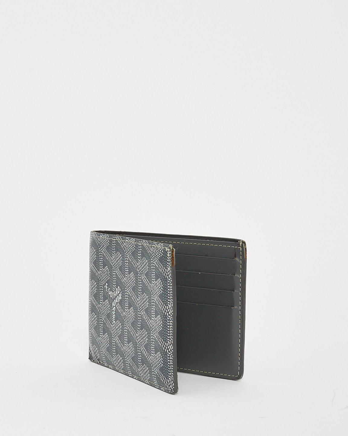 Goyard Grey Goyardine Print Victoire Bi-Fold Wallet