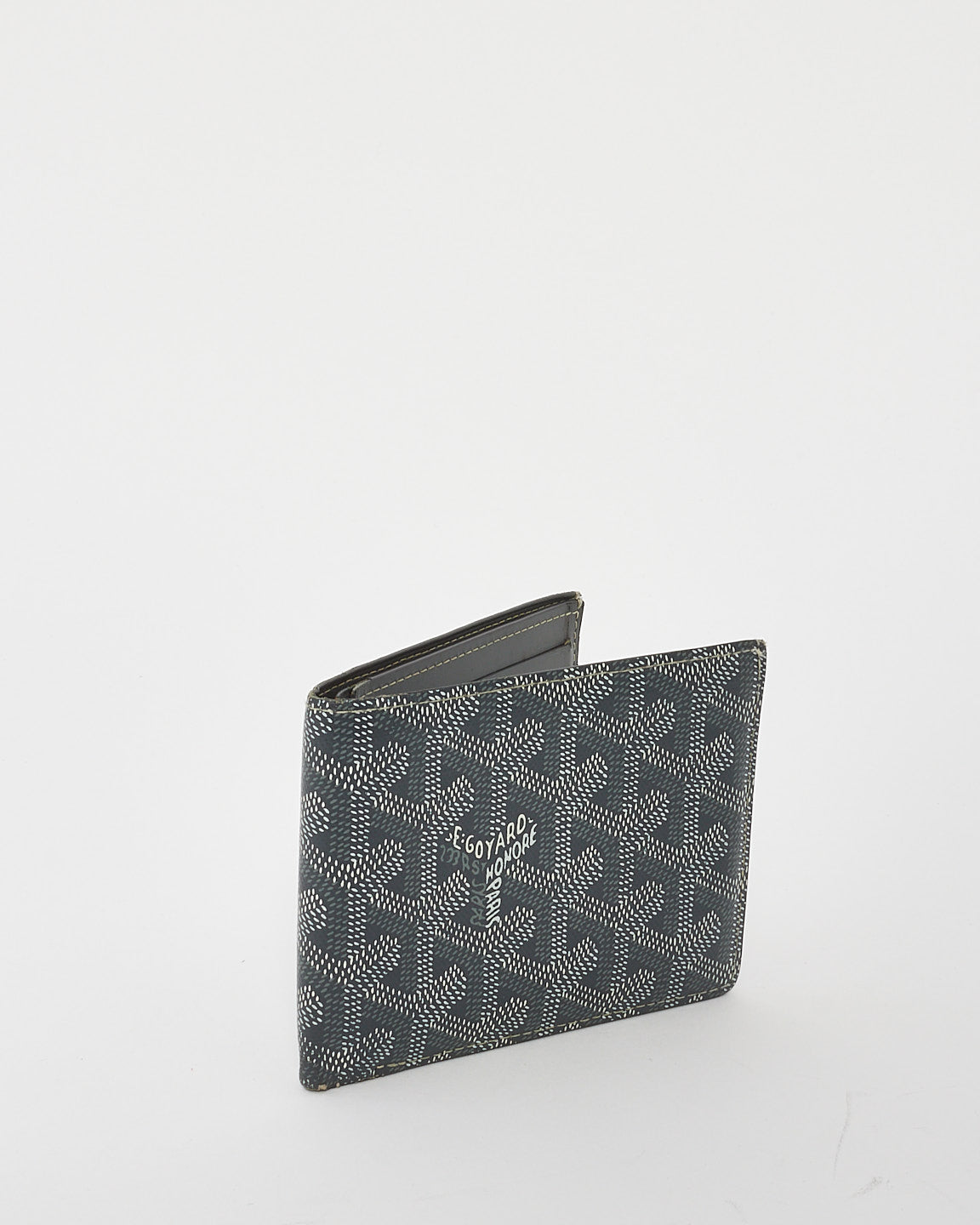 Goyard Grey Goyardine Print Victoire Bi-Fold Wallet