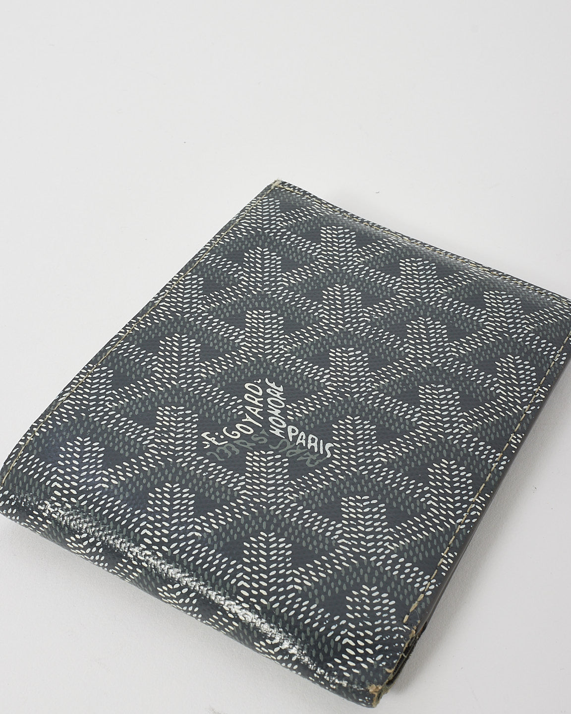 Goyard Grey Goyardine Print Victoire Bi-Fold Wallet