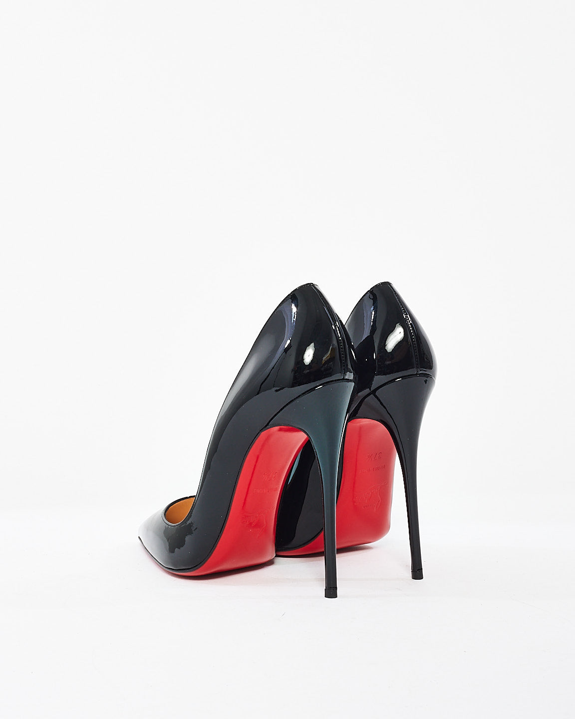 Christian Louboutin Black Patent Leather So Kate Pumps - 37.5