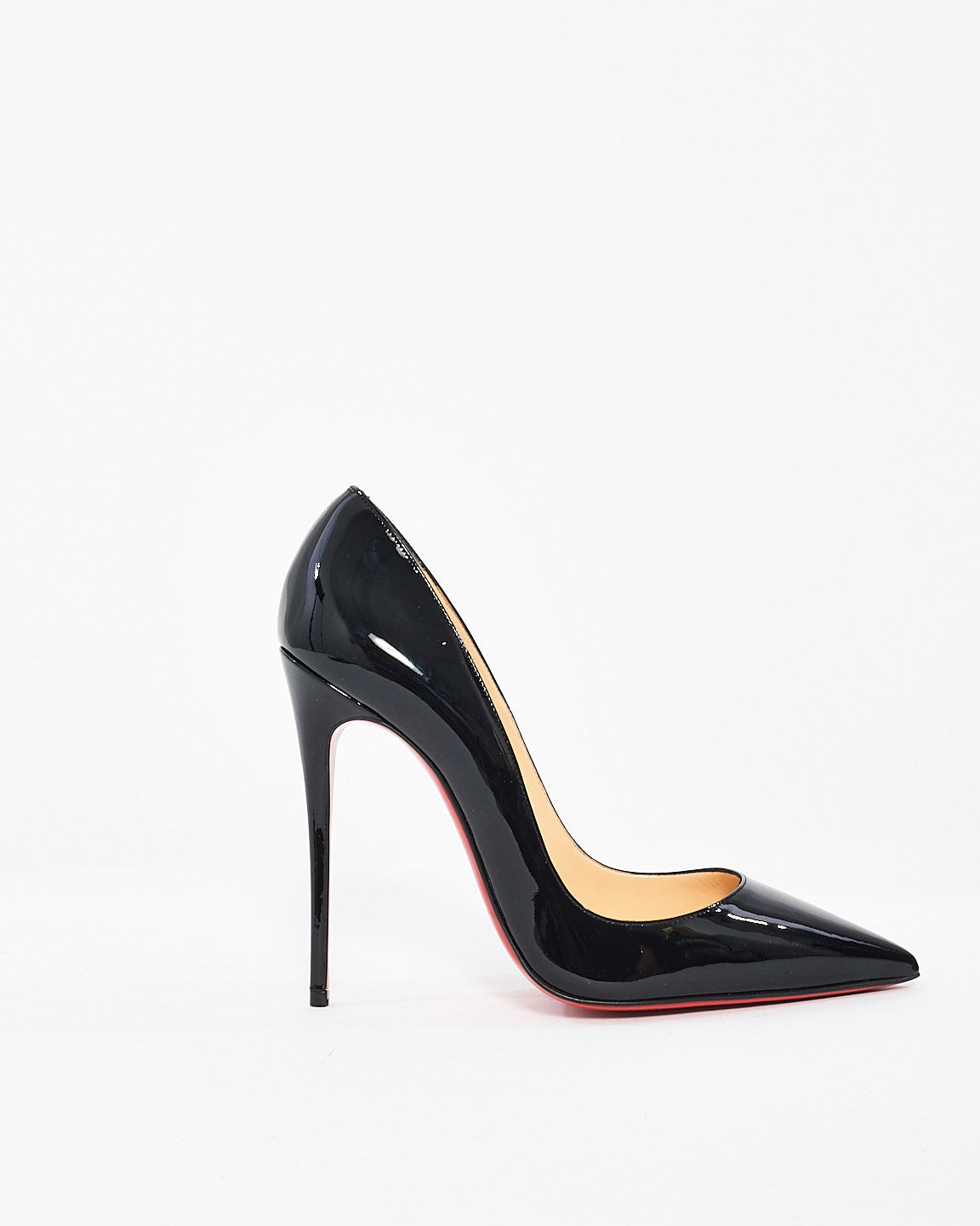 Christian Louboutin Black Patent Leather So Kate Pumps - 37.5