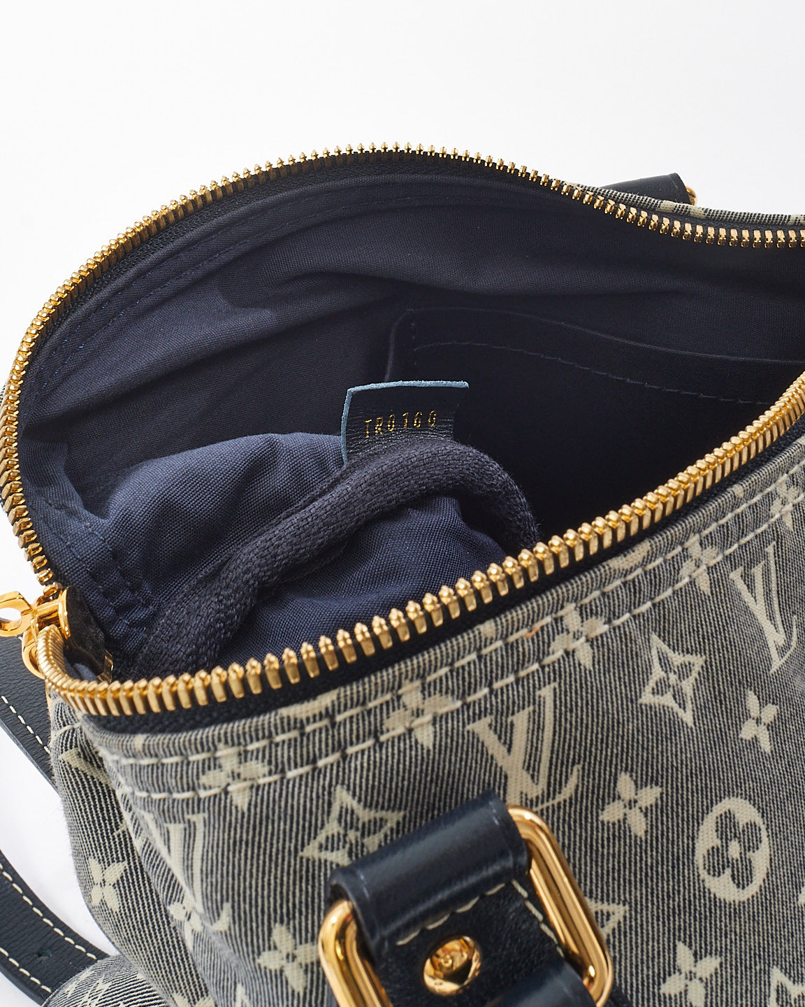 Louis Vuitton Blue Monogram Min Lin Canvas Speedy Bandoulière 30 Bag