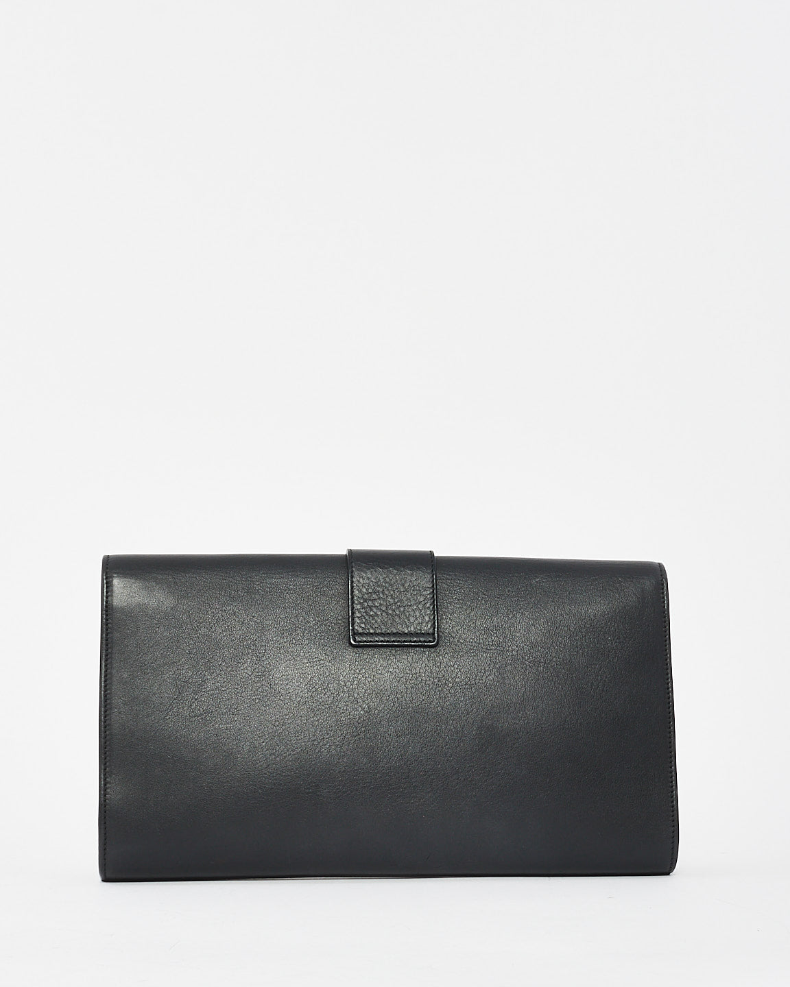 Saint Laurent Black Leather Classic Y Ligne Clutch