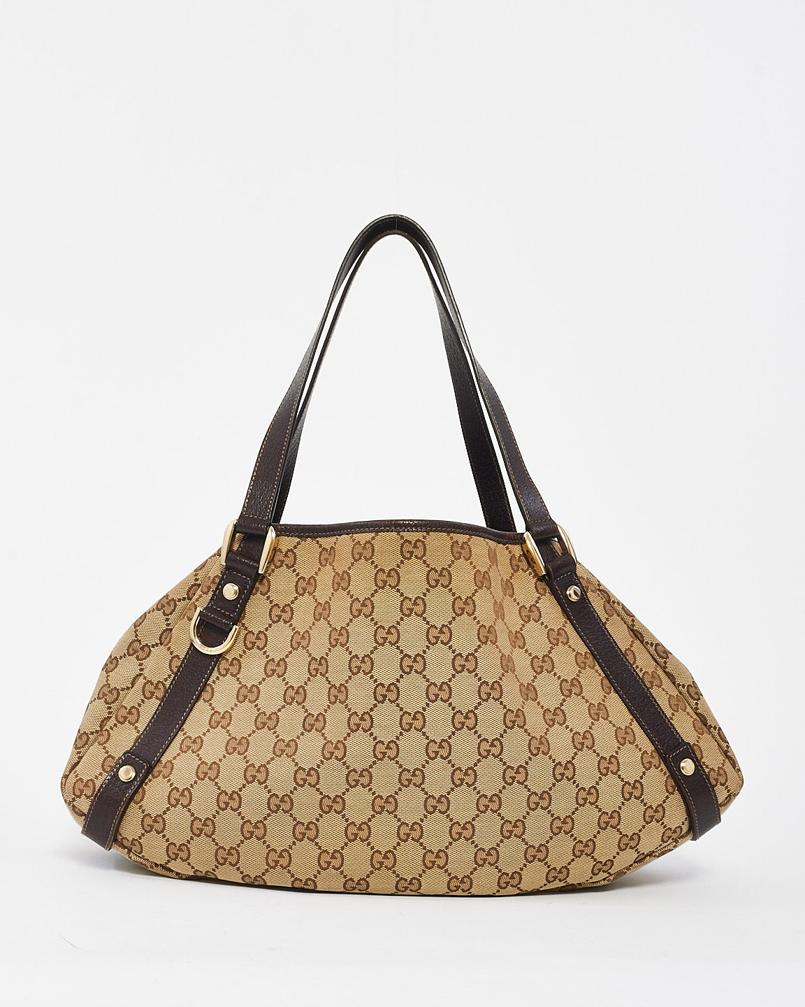 Gucci Brown Monogram GG Canvas Medium Abbey Shoulder Bag