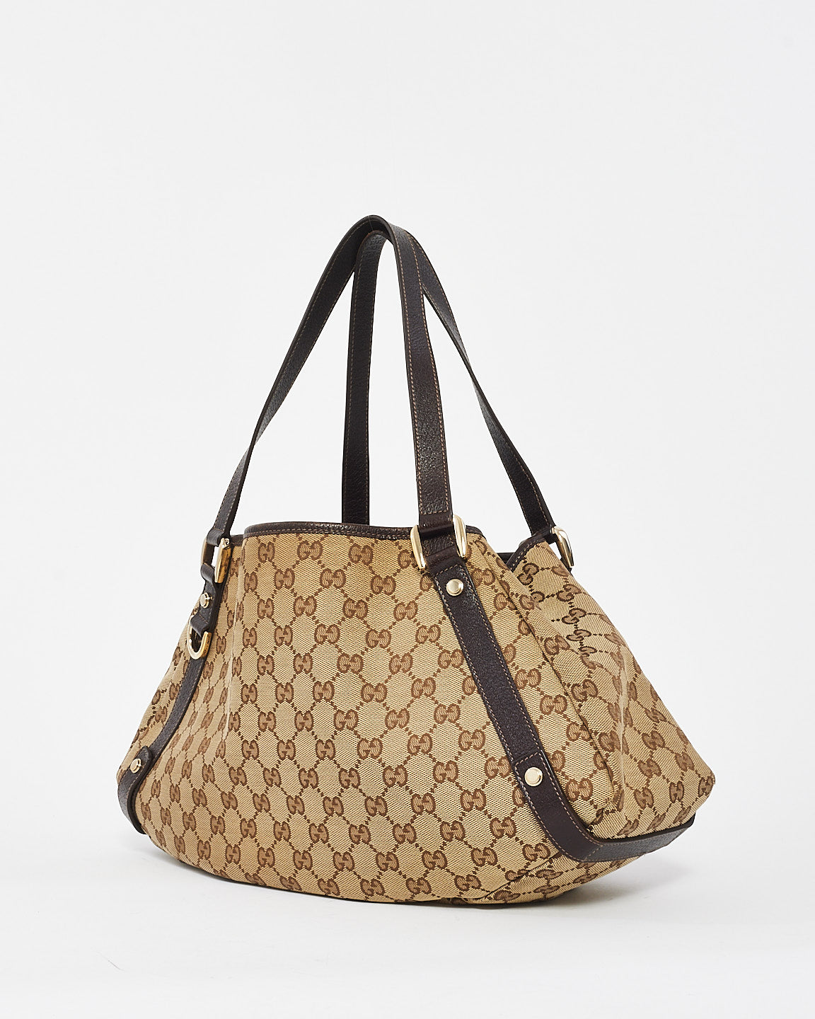 Gucci Brown Monogram GG Canvas Medium Abbey Shoulder Bag