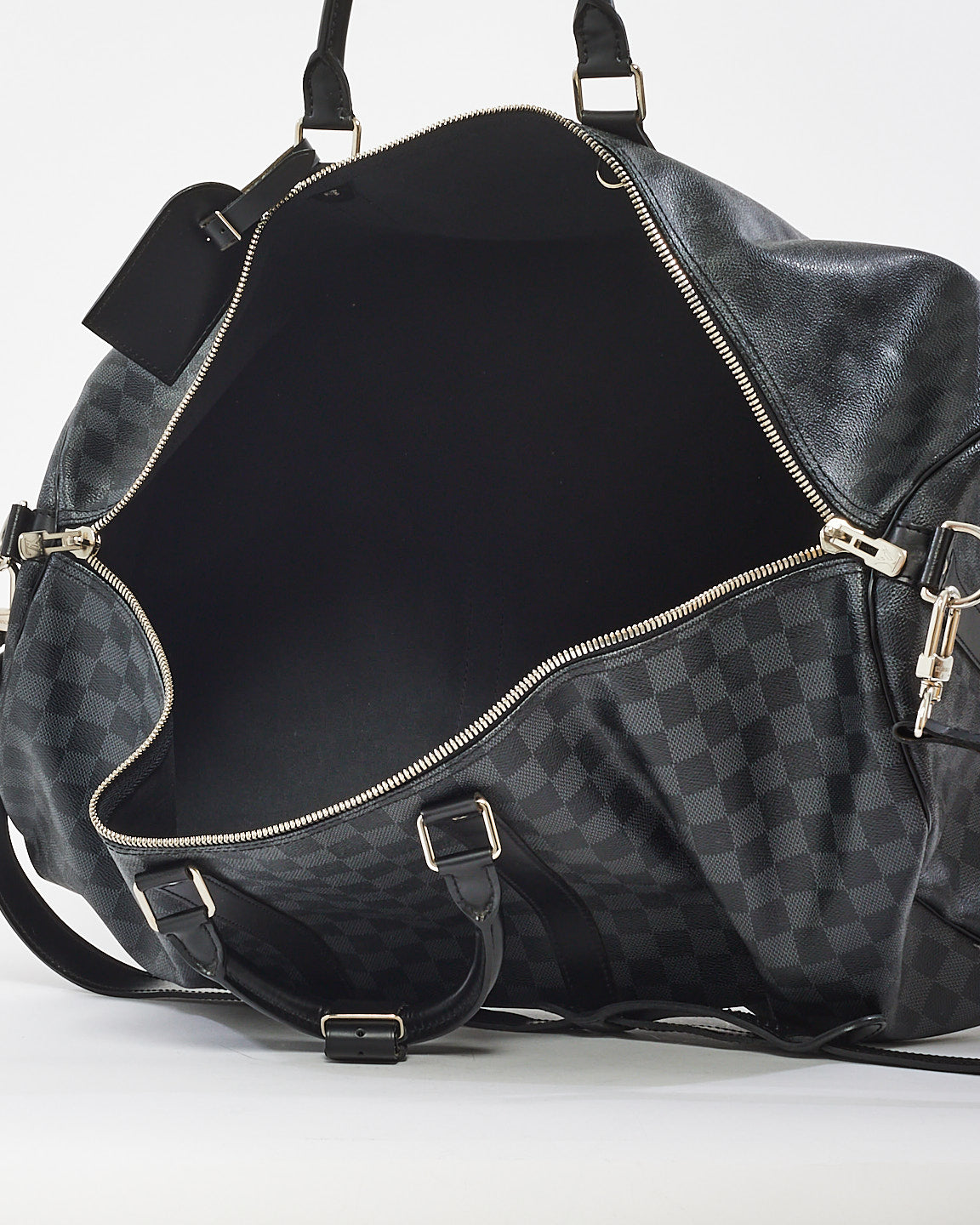 Louis Vuitton Damier Graphite Canvas Keepall Bandoulière 55 Bag