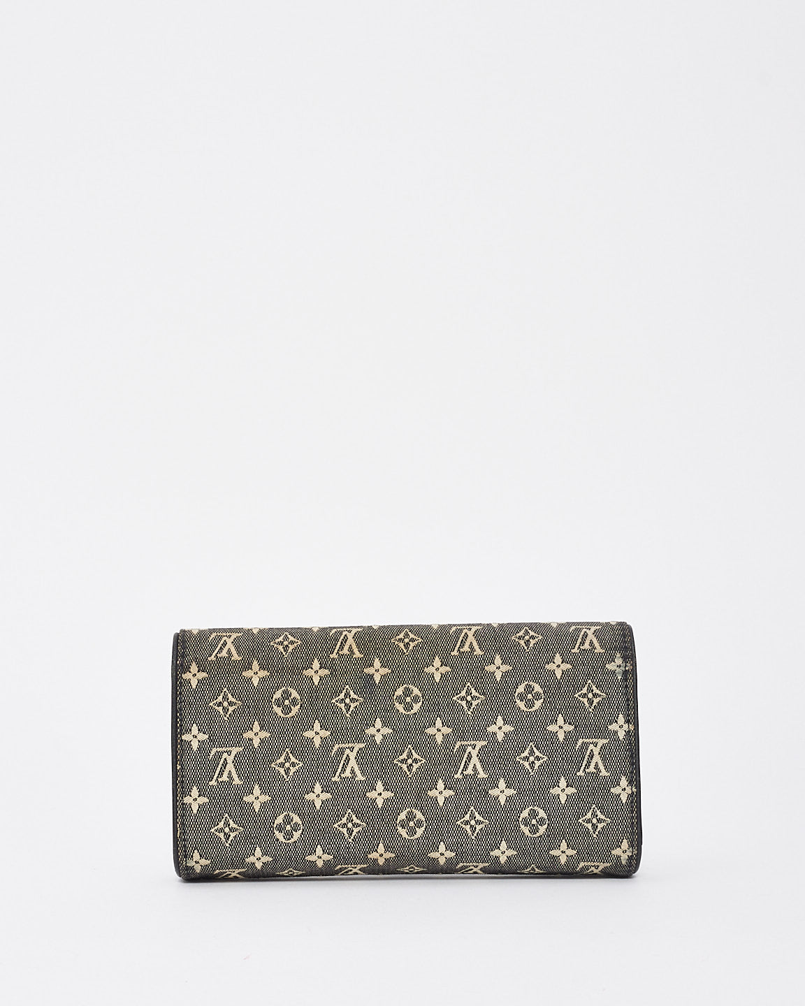 Louis Vuitton Blue & Grey Monogram Denim Canvas Sarah Wallet