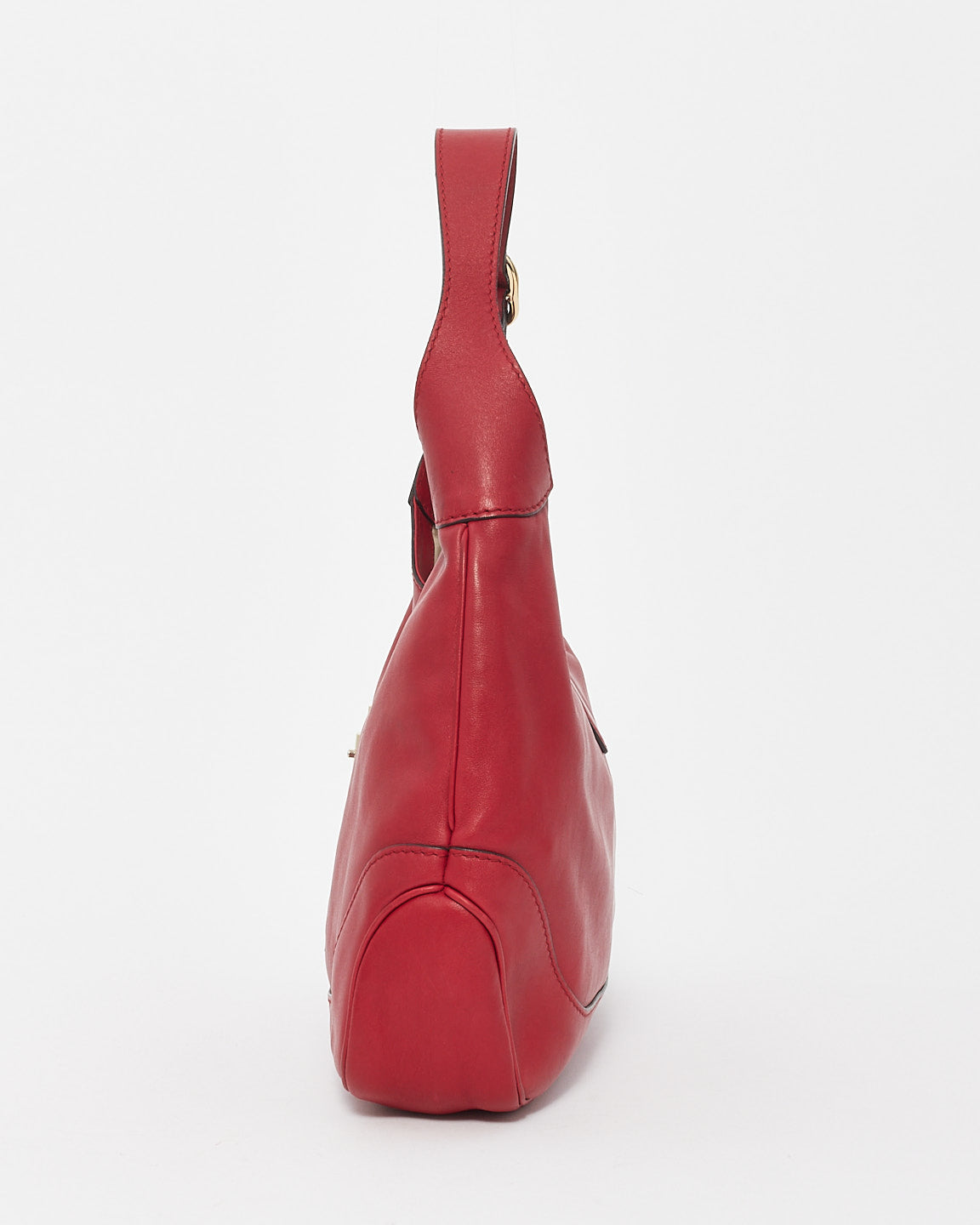 Gucci Red Leather 1961 Jackie Hobo Bag