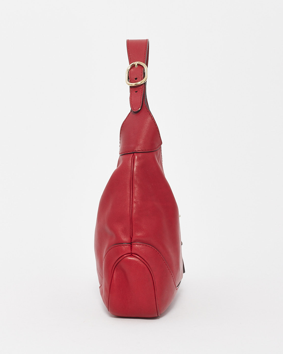 Gucci Red Leather 1961 Jackie Hobo Bag