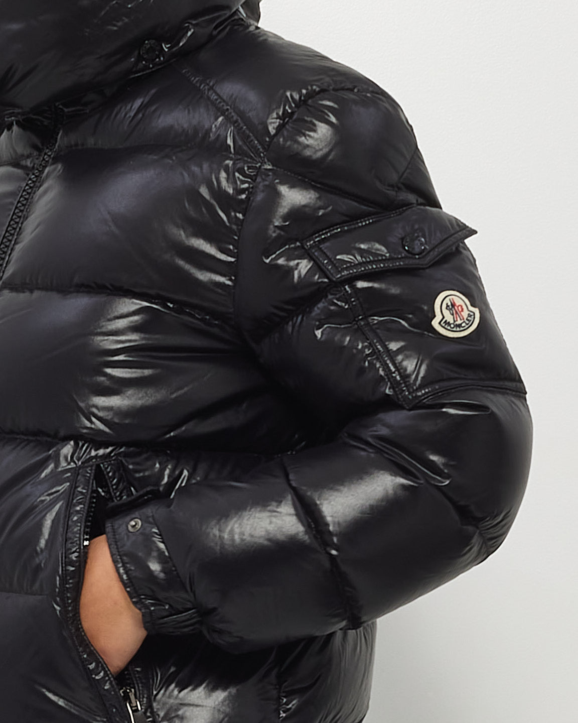 Moncler Doudoune en duvet noir Maire - 2