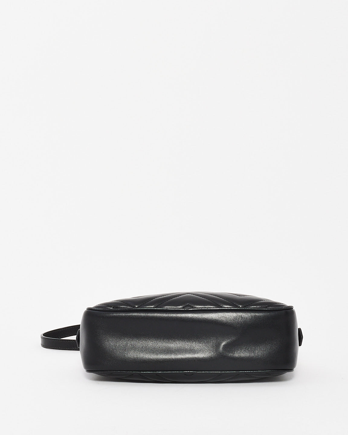 Gucci Petit sac photo Matlassé Marmont en cuir noir