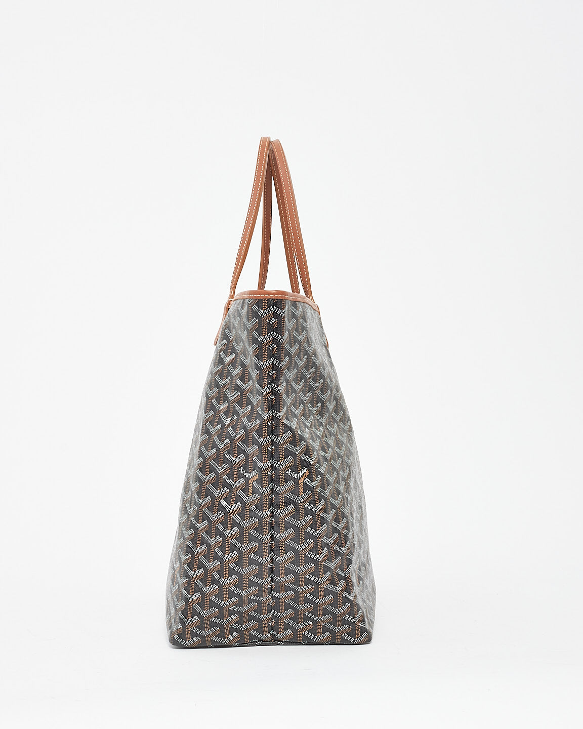 Goyard Black/Tan Canvas Reversible Saint Louis GM Tote Bag