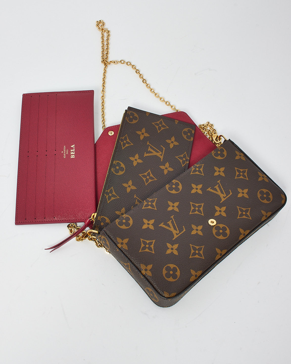 Louis Vuitton Monogram Canvas Pochette Felicie Chain Bag