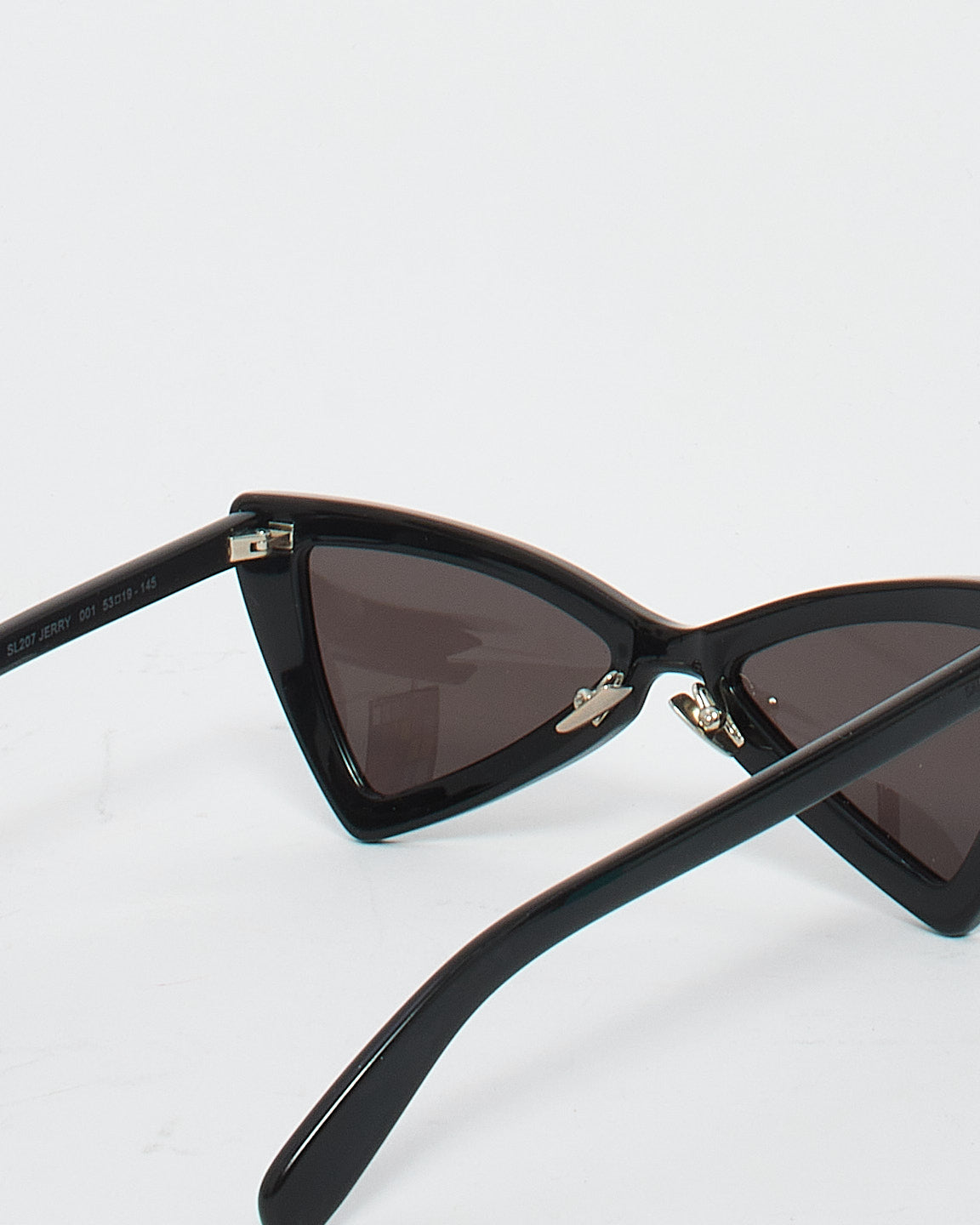 Saint Laurent Black Acetate Butterfly Frame Jerry Sunglasses SL207