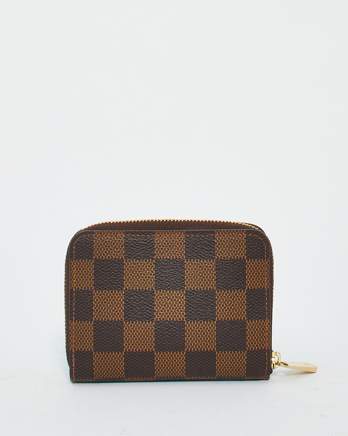 Portefeuille Zippy en toile Louis Vuitton Damier Ebene