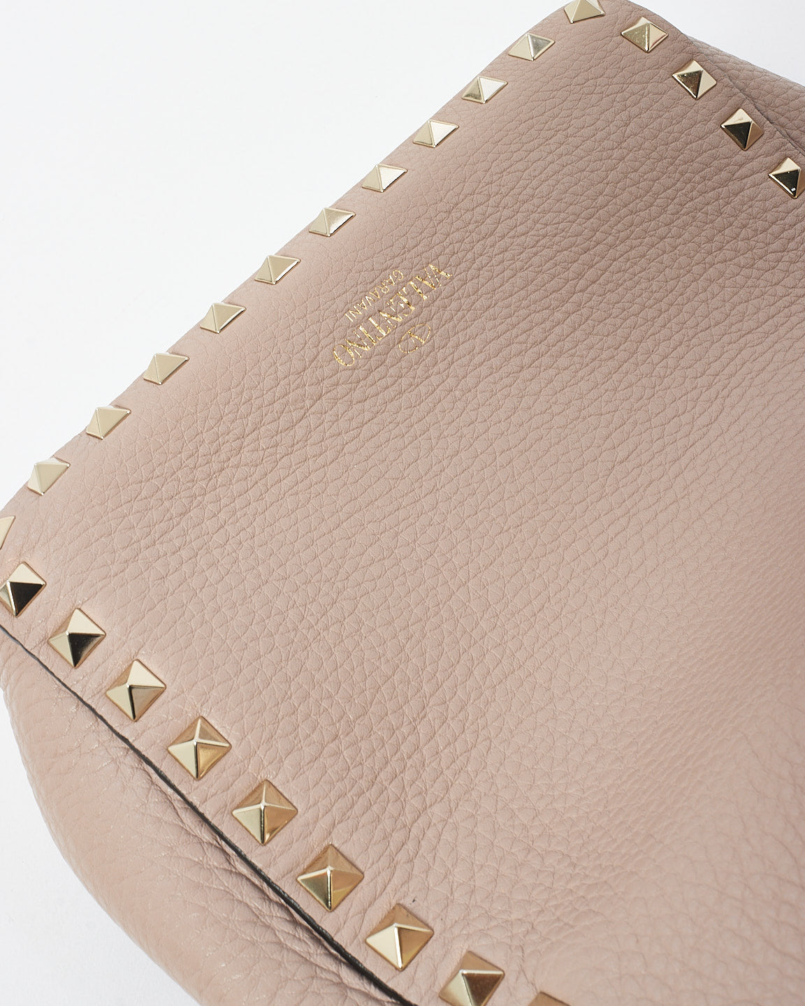 Valentino Blush Pink Leather Rockstud Crossbody Bag Bag