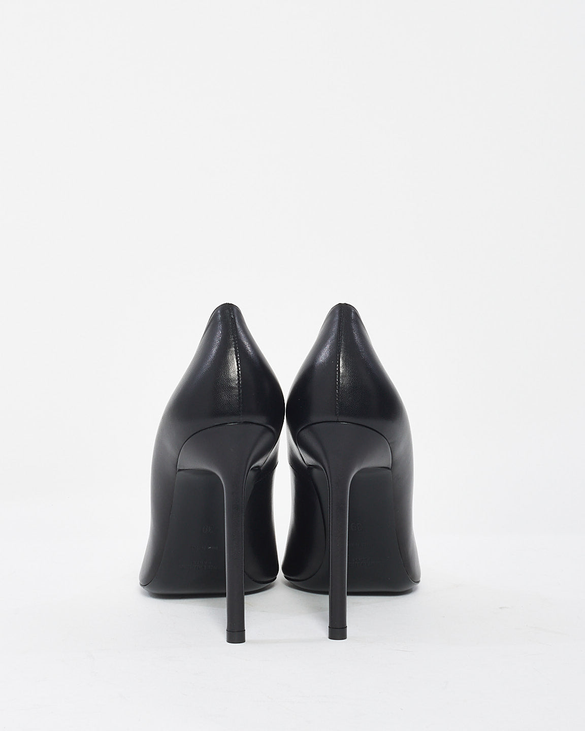 Saint Laurent Black Leather Anja Pumps -39