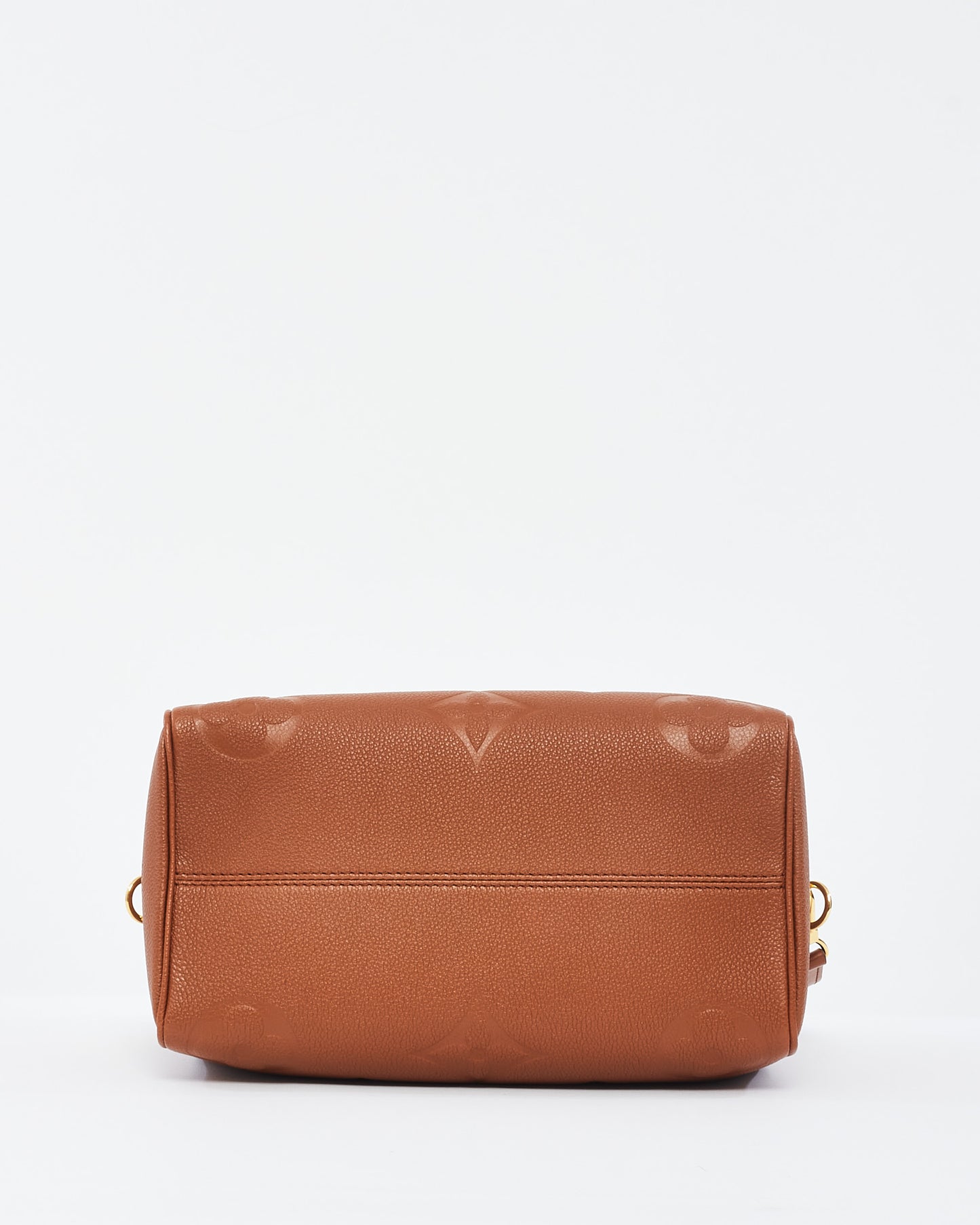 Louis Vuitton Cognac Monogram Empreinte Cuir Bandoulière Speedy 25