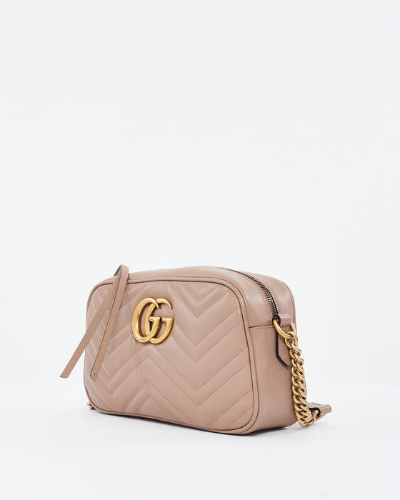 Gucci marmont camera sale bag dusty pink