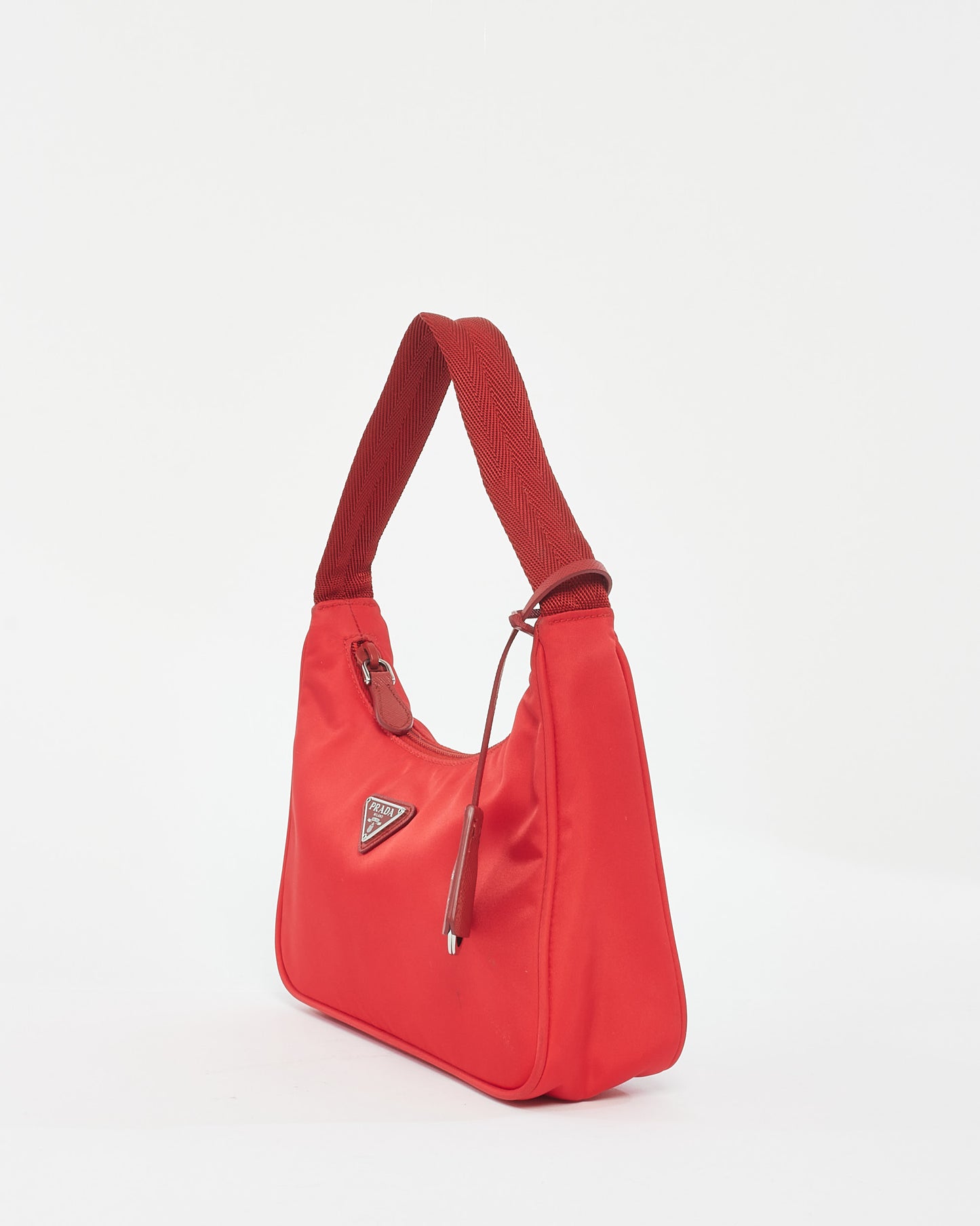 Prada Red Re-Edition 2000 Mini Hobo Bag