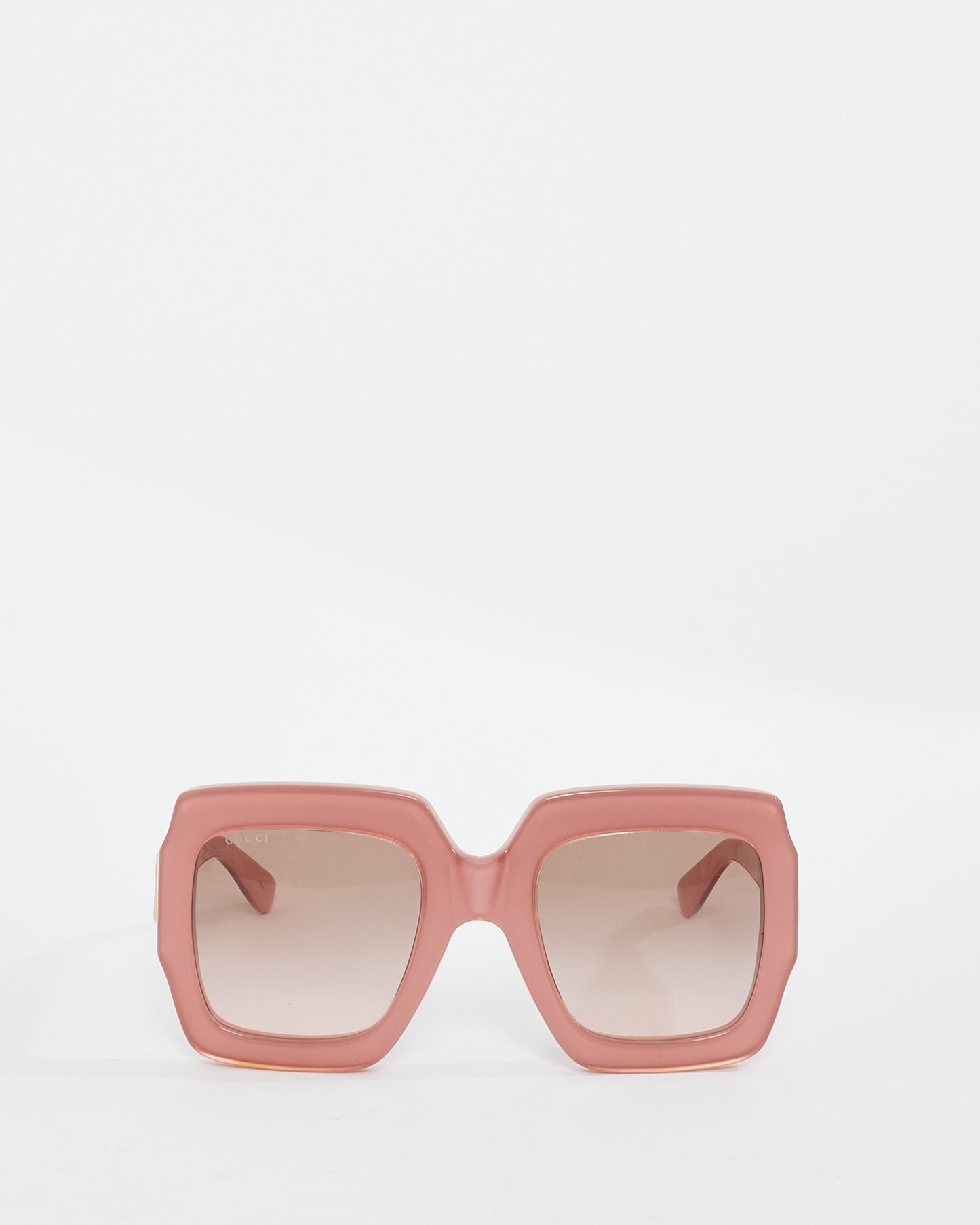 Gucci Pink Acetate Square Frame Sunglasses GG0178S