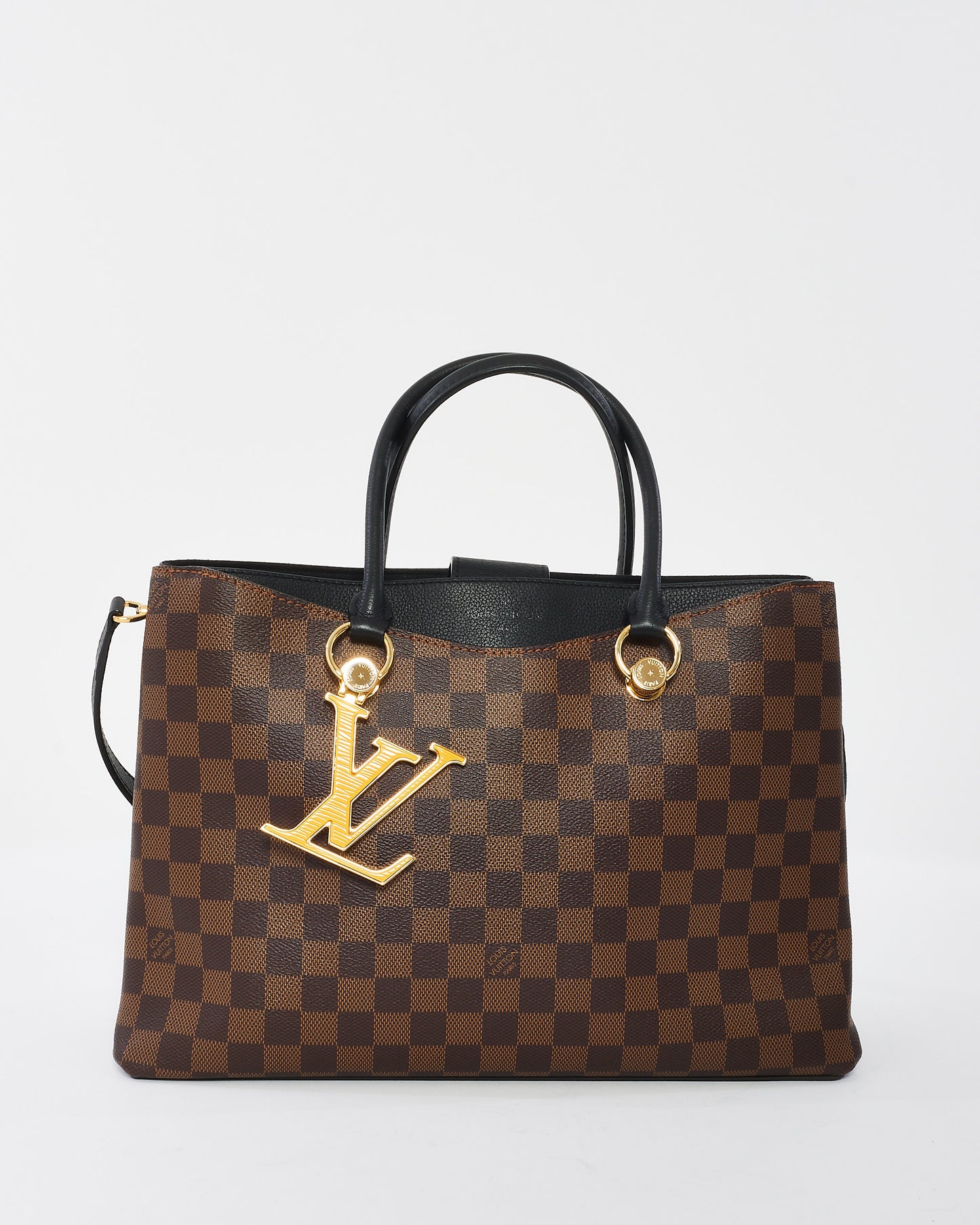 Louis Vuitton Damier Ebene Canvas Riverside Tote Bag