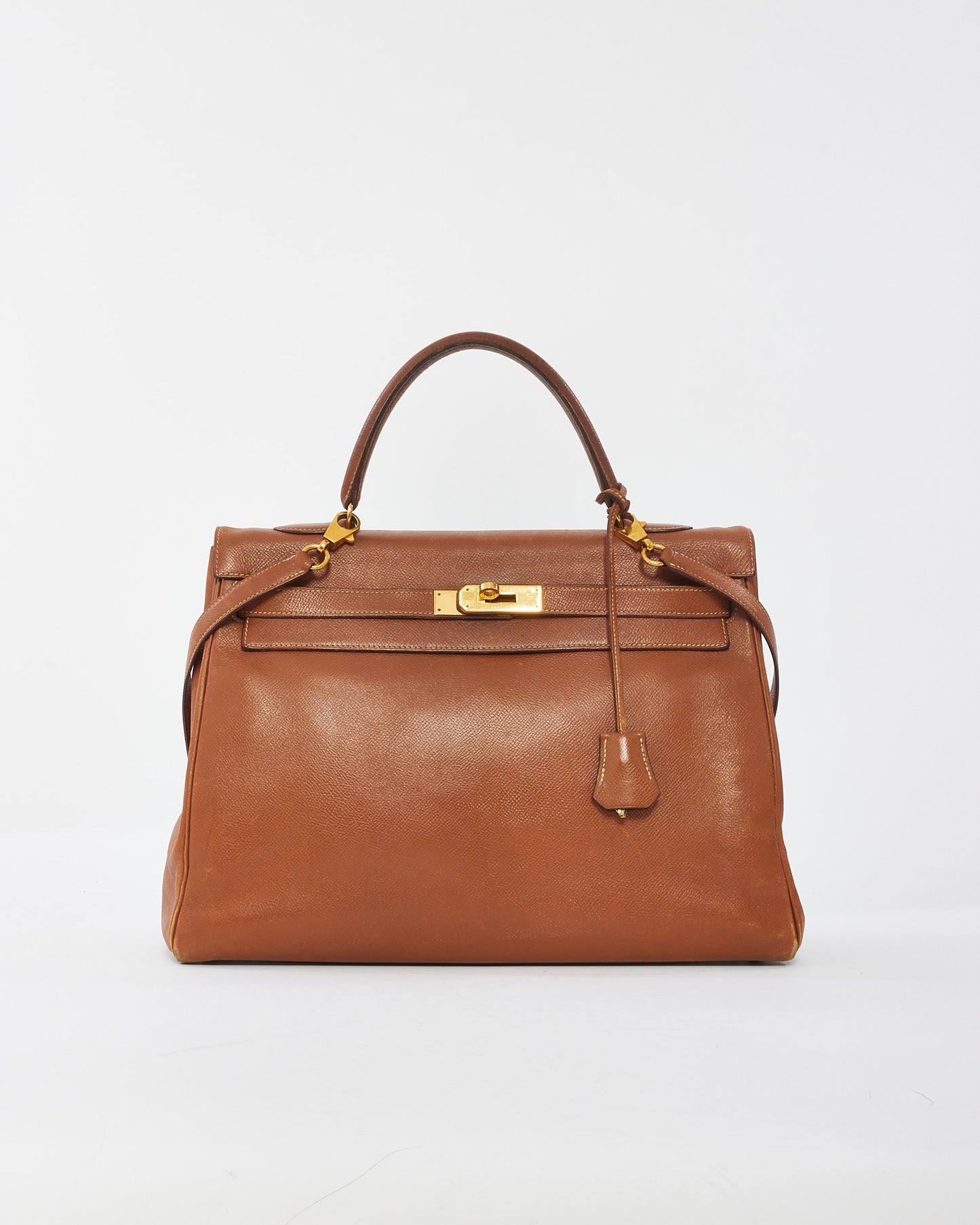 Hermès Vintage Or Epsom Cuir Kelly 32 GHW