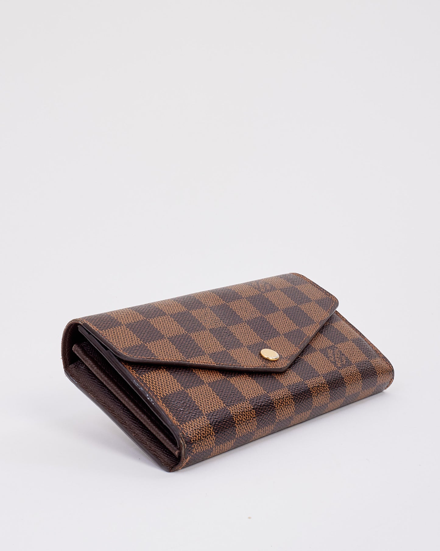 Louis Vuitton Damier Ebene Canvas Sarah Wallet