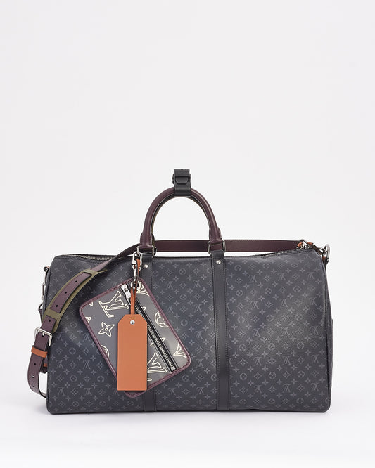 Louis Vuitton Monogram Eclipse Article De Voyage Keepall 50