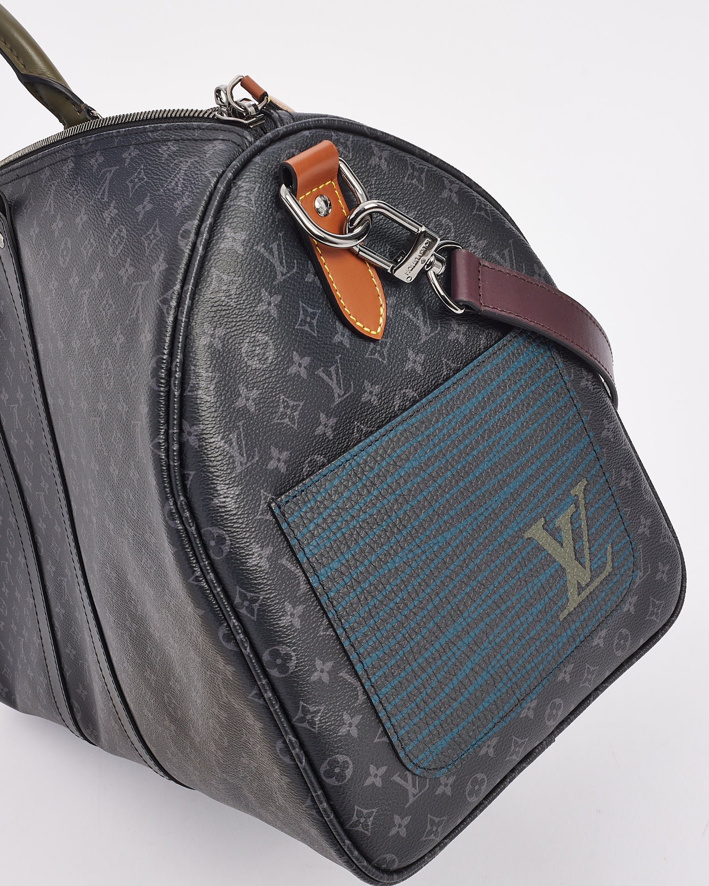 Louis Vuitton Monogram Eclipse Article De Voyage Keepall 50