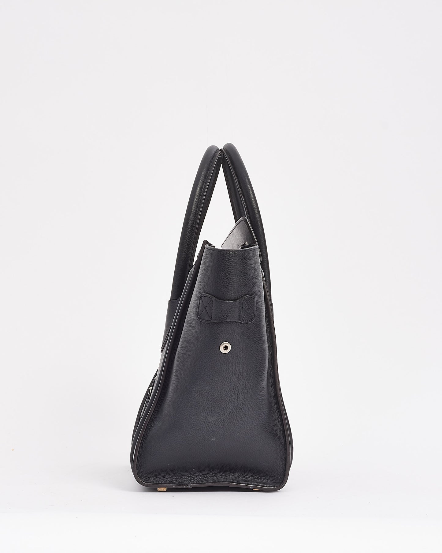 Celine Black Leather Mini Luggage Tote