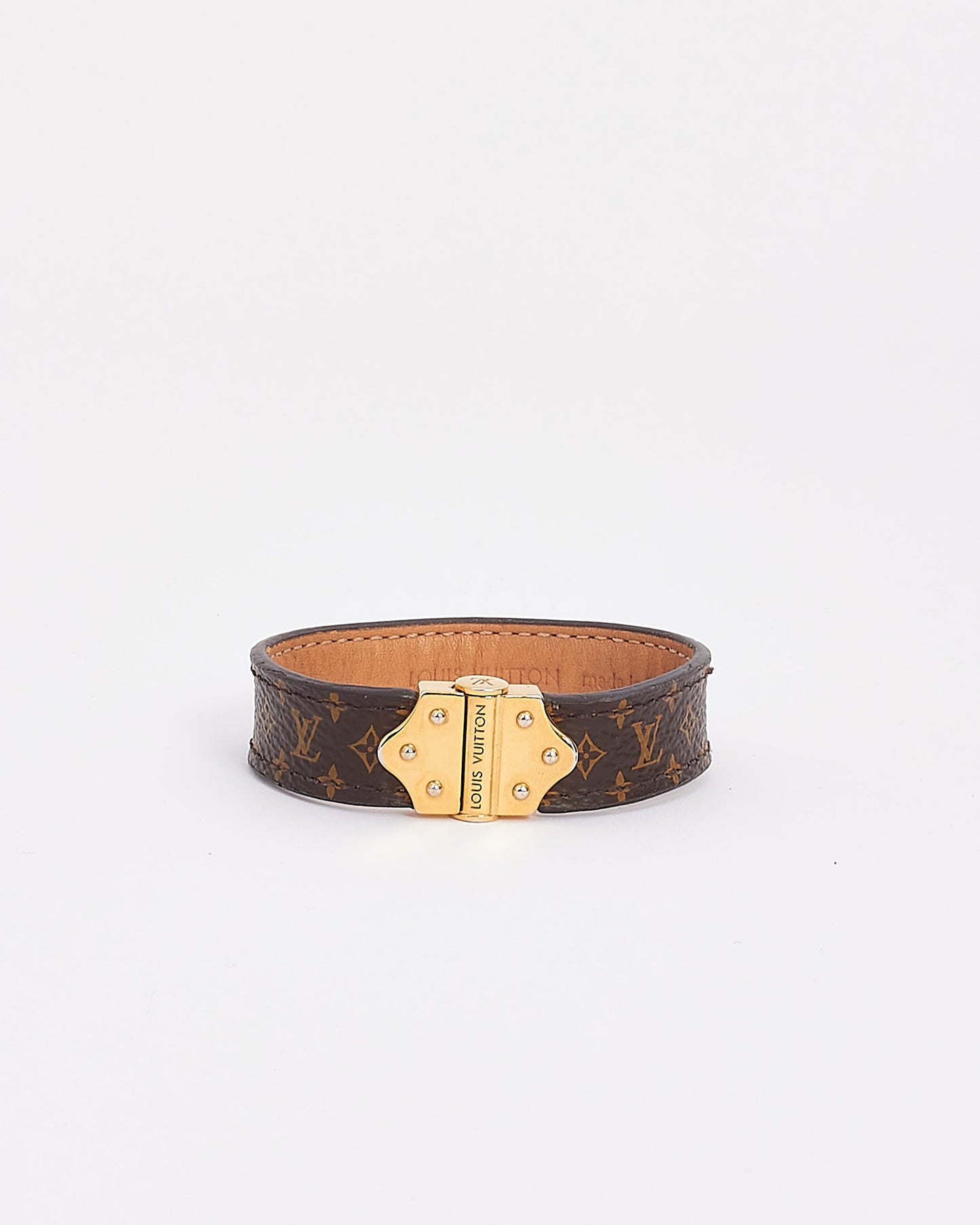 Louis Vuitton Monogram Nano Logo Coated Canvas Spirit Bracelet