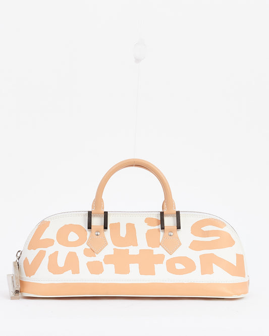 Louis Vuitton Beige/Cream Stephen Sprouse Horizontal Graffiti Alma Bag