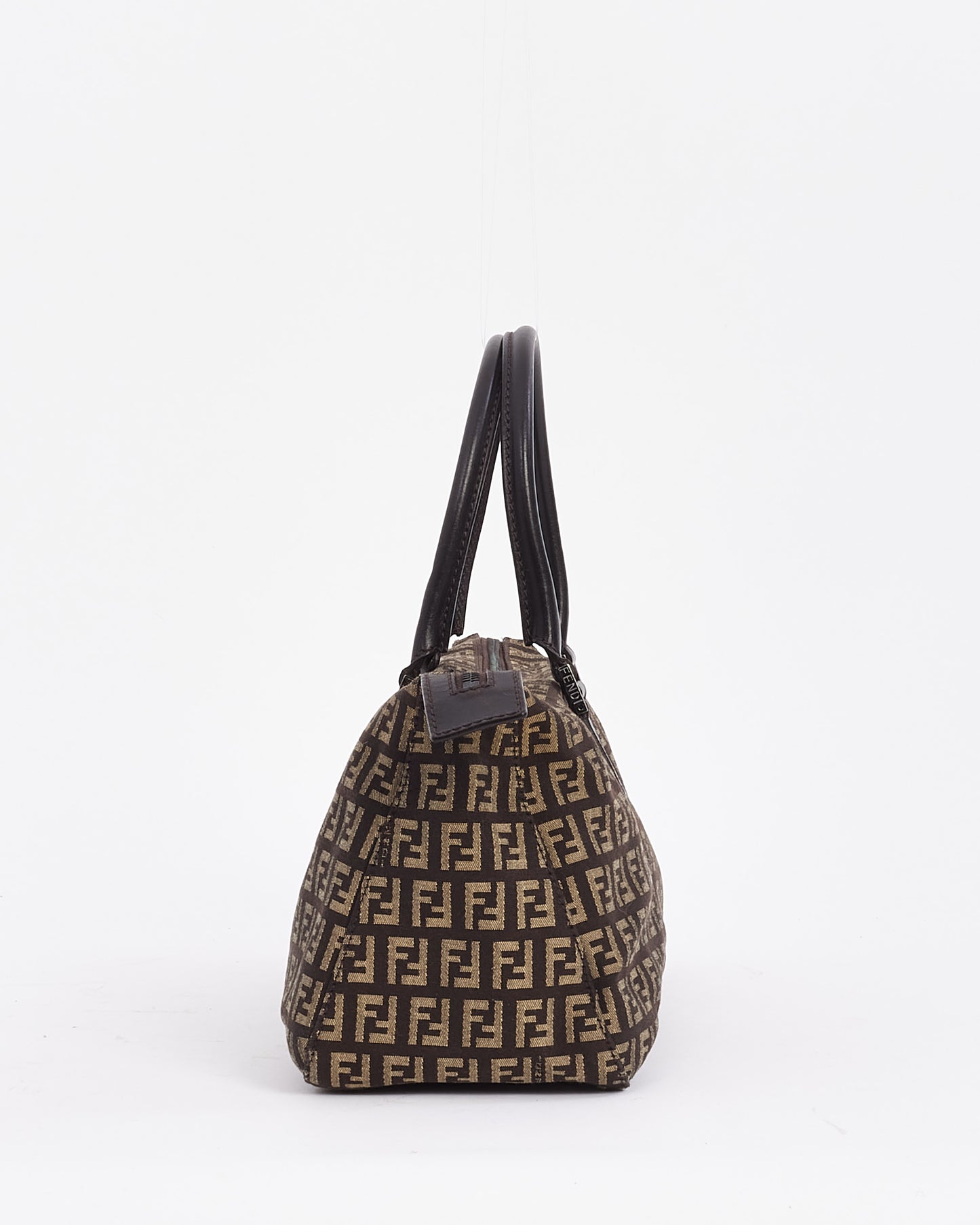 Fendi Brown Vintage Zucchino Top Handle Bag