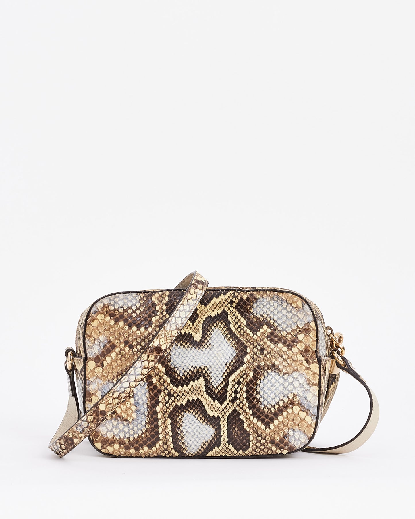 Sac à bandoulière Disco Soho Python marron Gucci