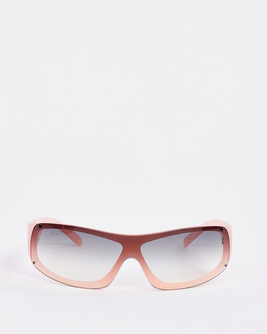 Chanel Pink 5072 Shield Logo CC Sunglasses
