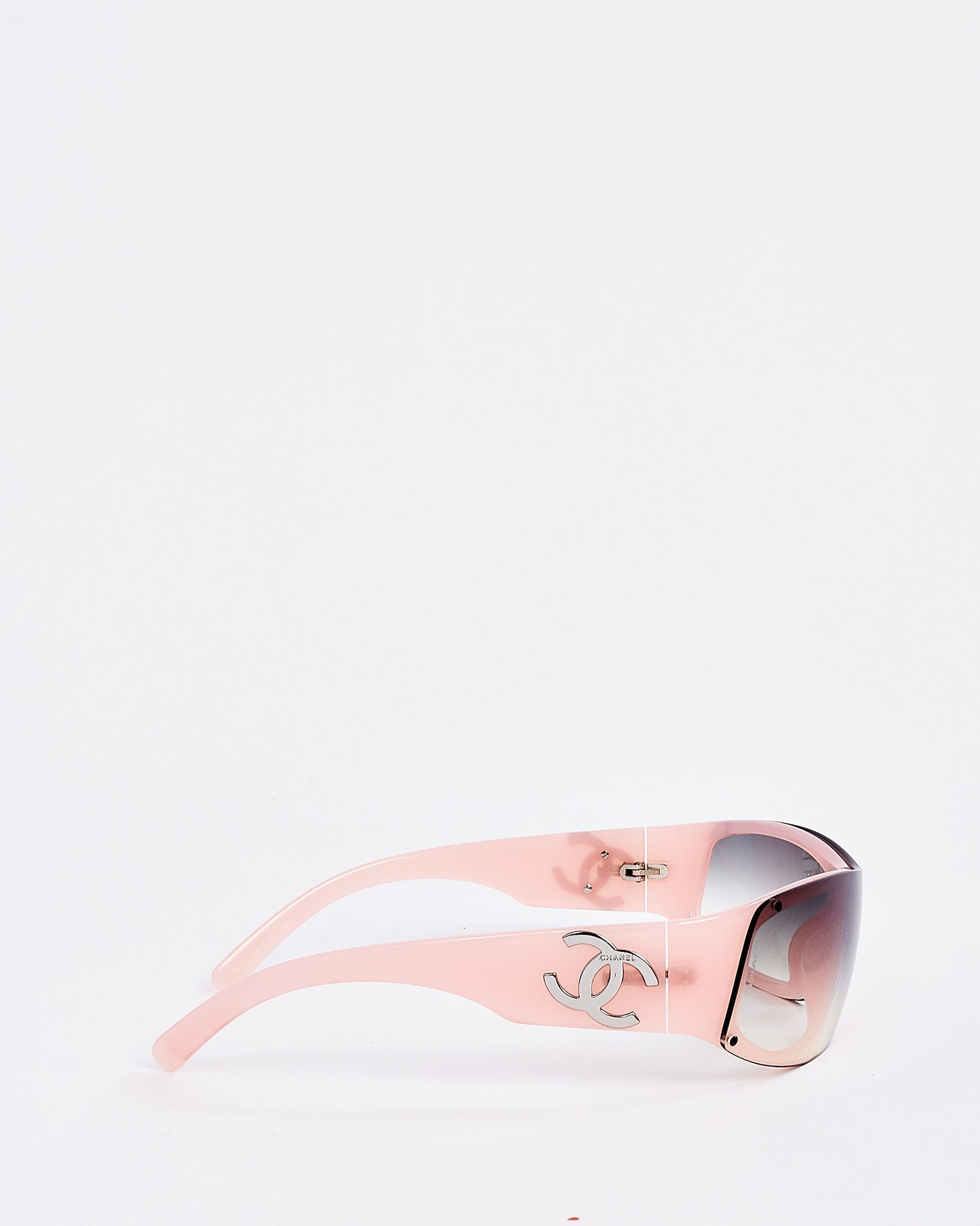 Chanel Pink 5072 Shield Logo CC Sunglasses