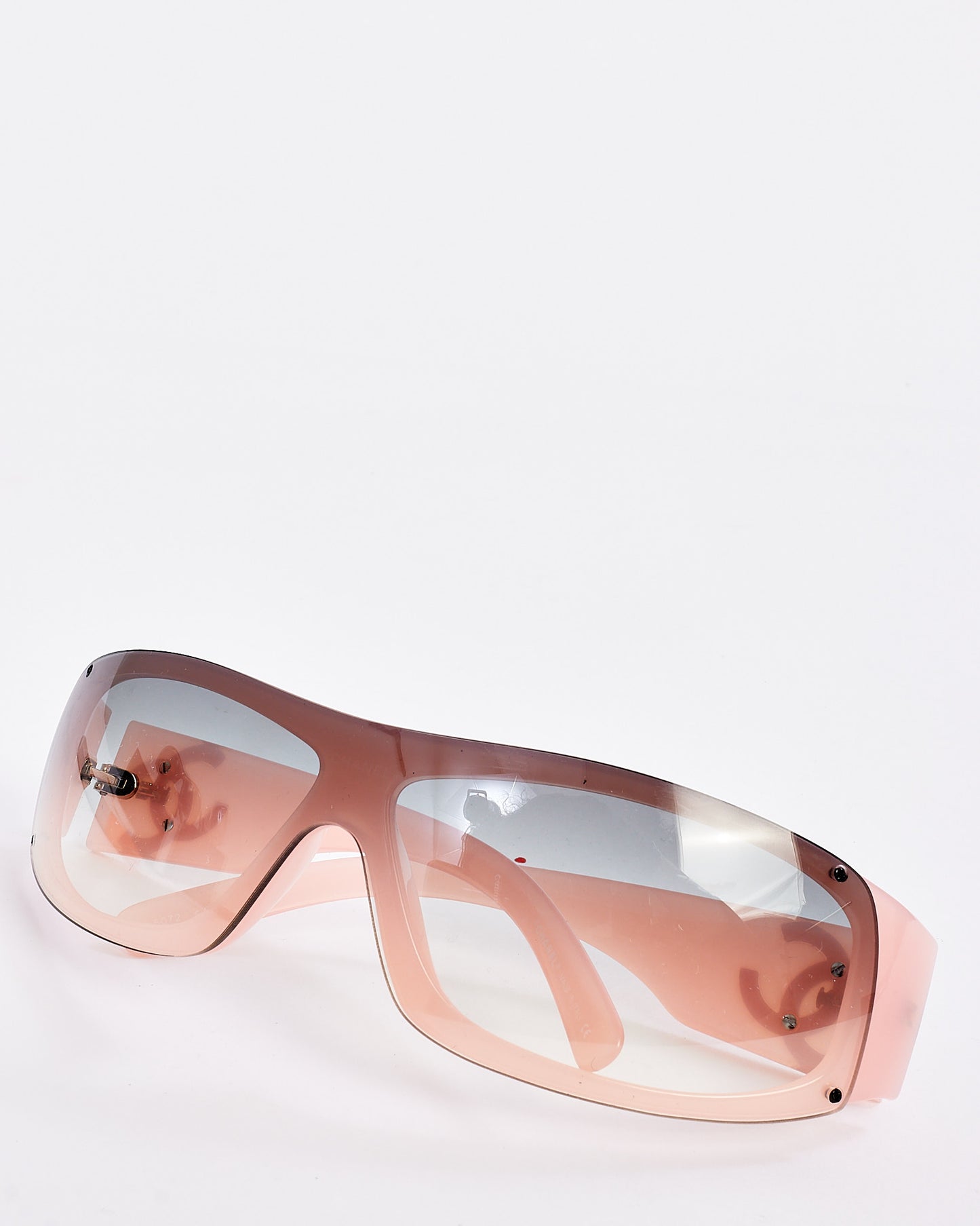 Lunettes de soleil Chanel Rose 5072 Shield Logo CC