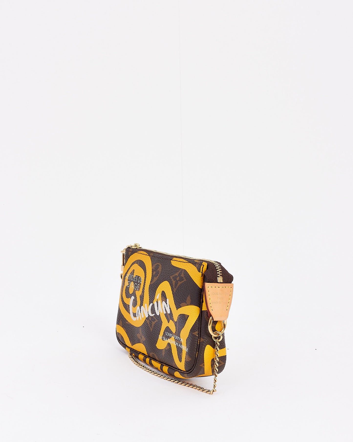 Louis Vuitton Monogram & Yellow Canvas Cancun Mini Pochette Accessoires