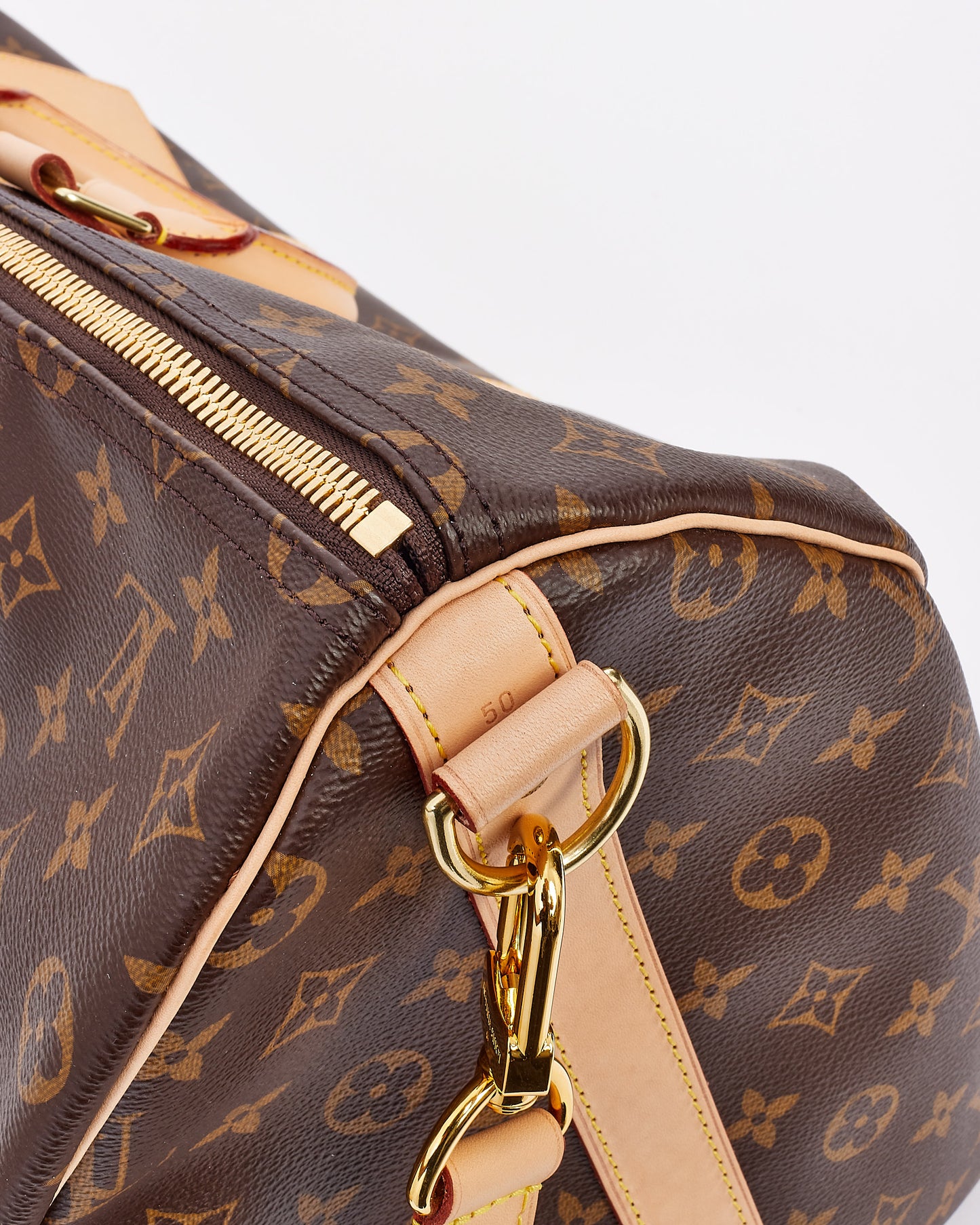 Louis Vuitton Monogram Canvas Keepall 50 Bandoulière Bag