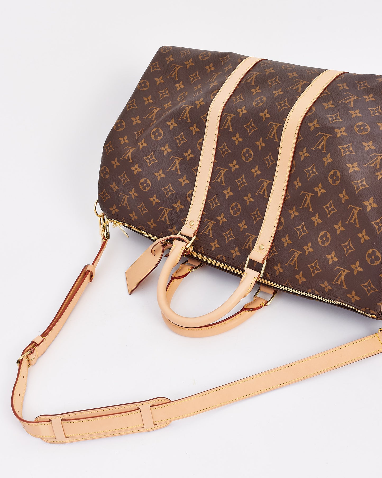 Louis Vuitton Monogram Canvas Keepall 50 Bandoulière Bag