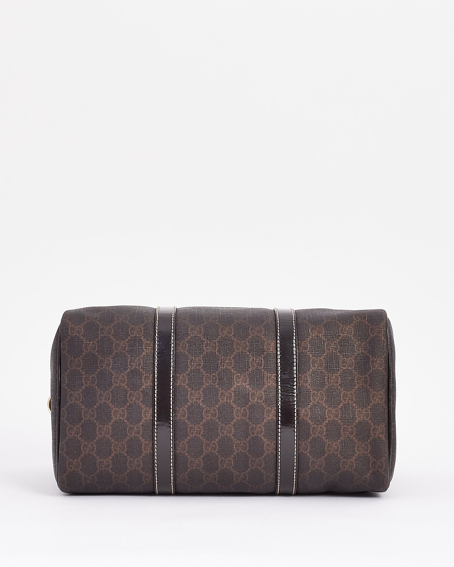 Gucci Brown GG Coated Canvas Medium Boston Bag