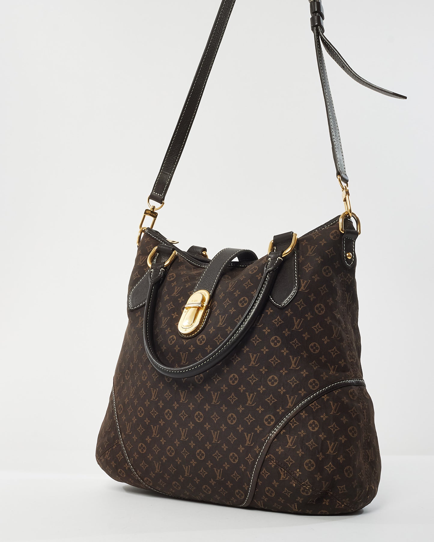 Louis Vuitton Brown Monogram Canvas Medium Lin Shoulder Bag