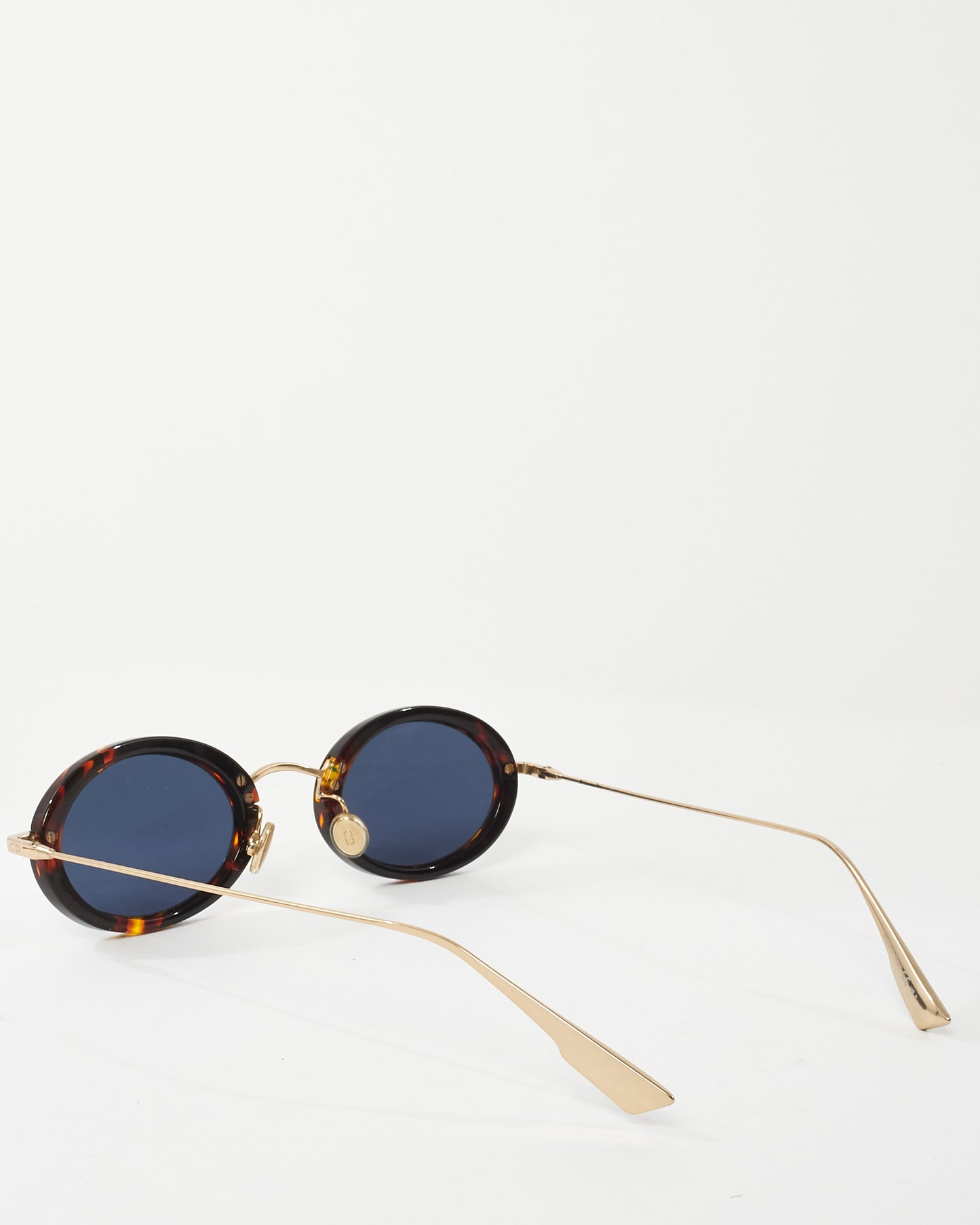 Dior Tortoise Small Oval Frame Hypnotic Sunglasses