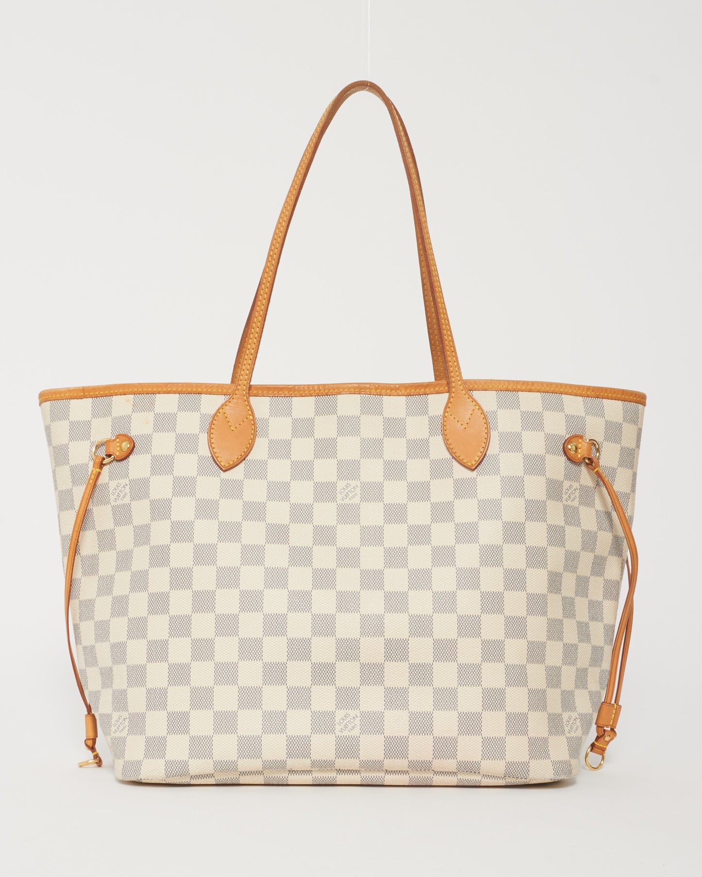 Louis Vuitton Damier Azur Canvas Neverfull MM Tote Bag - NO POUCH