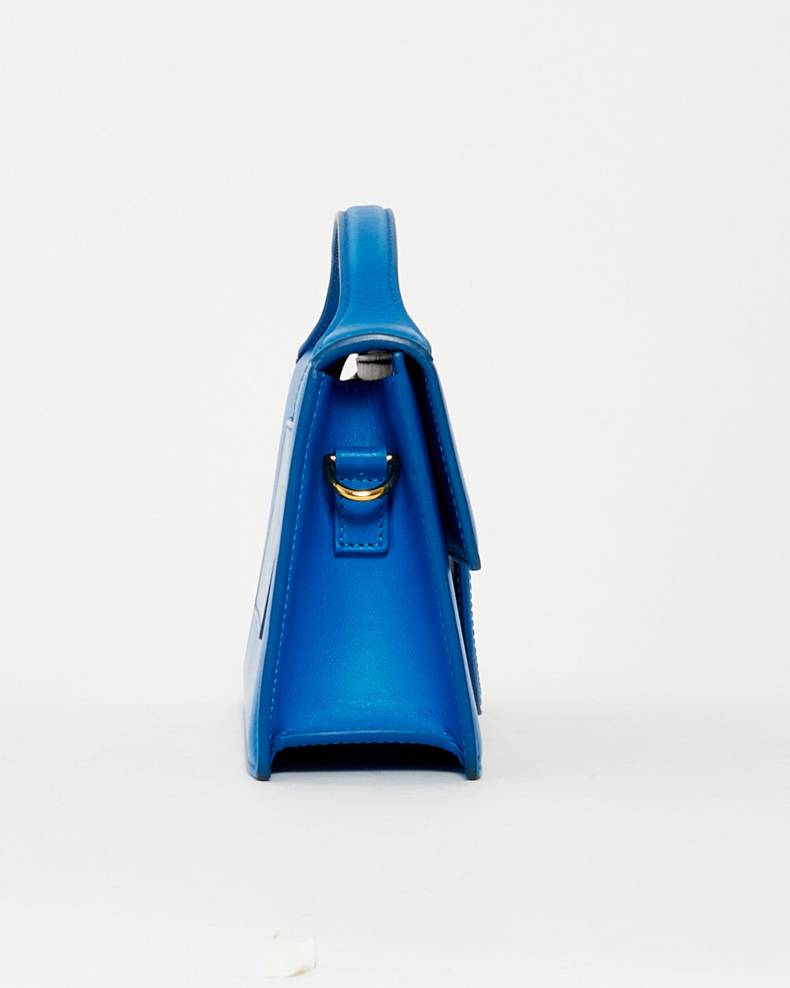 Jacquemus Blue Leather 'Le Grand Bambino' Bag