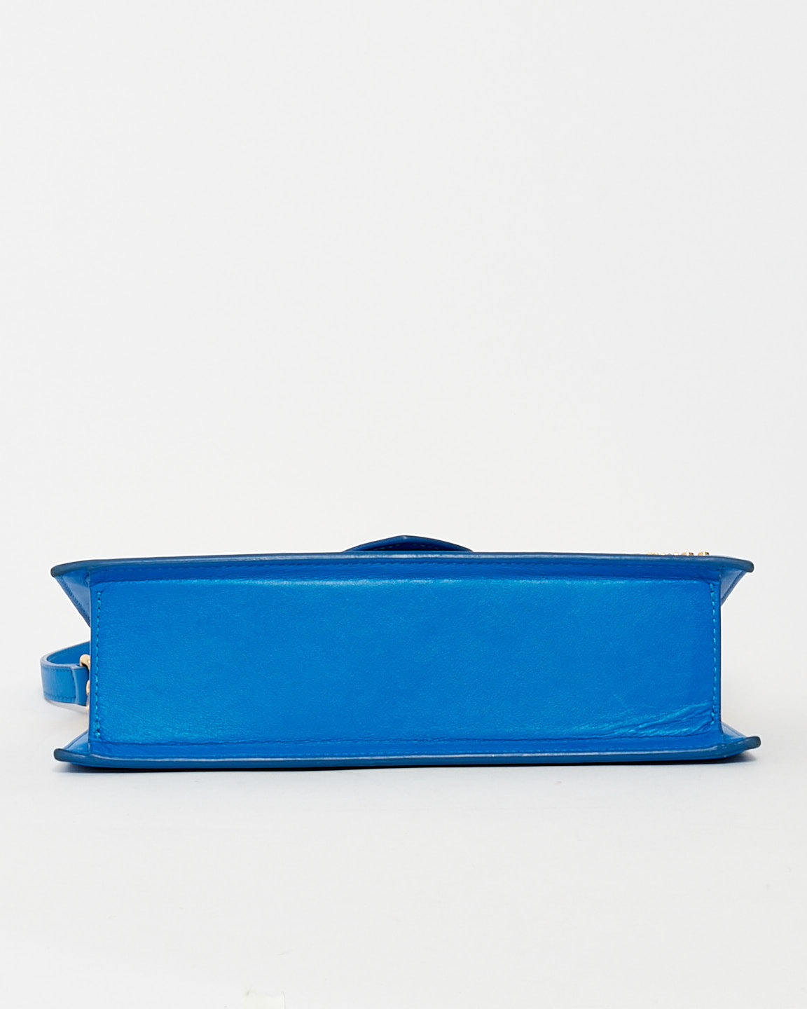 Jacquemus Blue Leather 'Le Grand Bambino' Bag