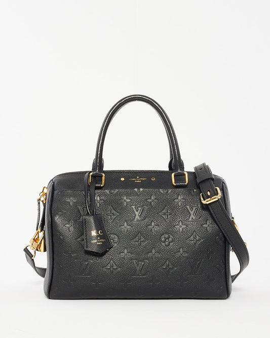 Louis Vuitton Monogramme Noir Empreinte Speedy 25 Bandoulière