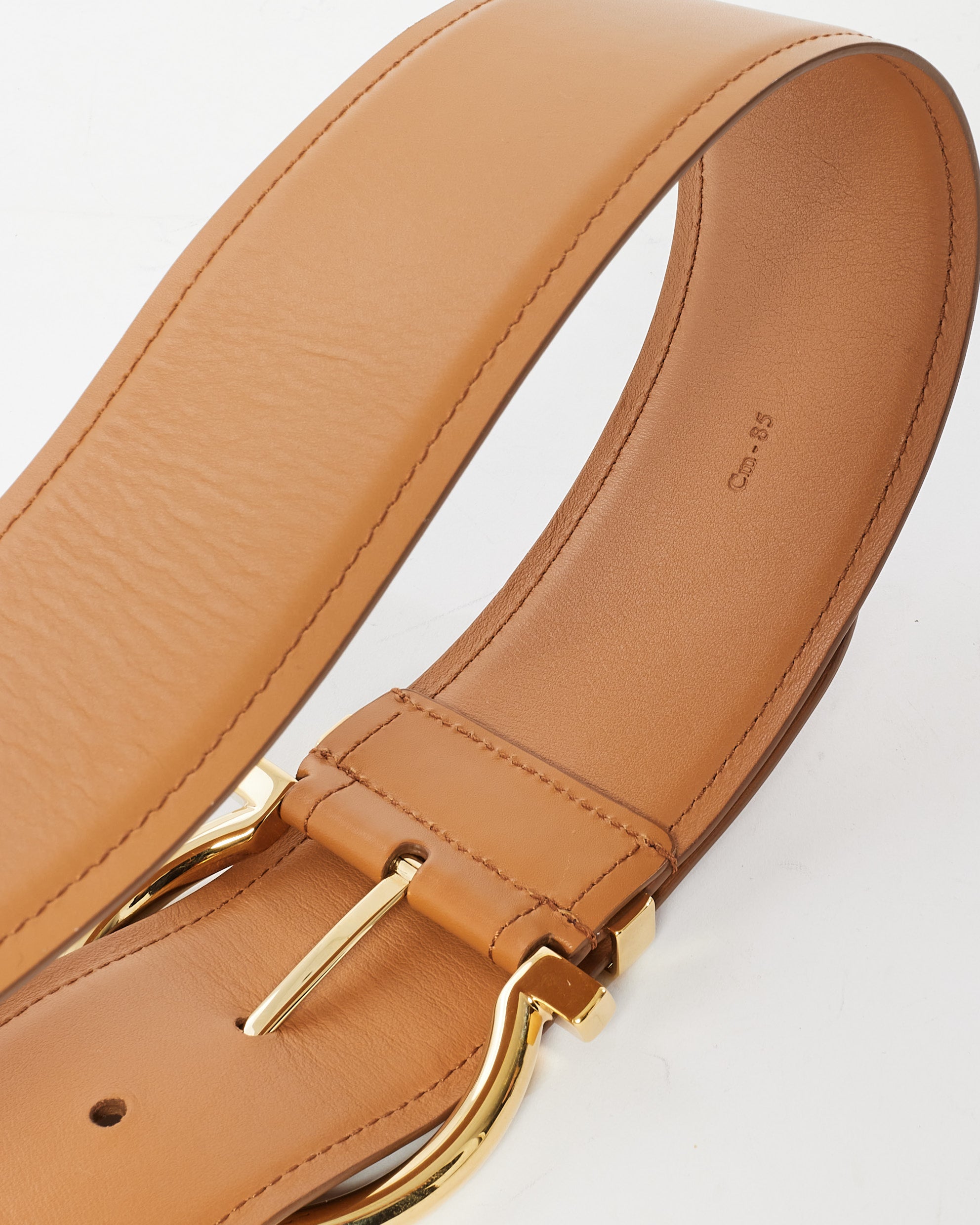 Tan ferragamo outlet belt