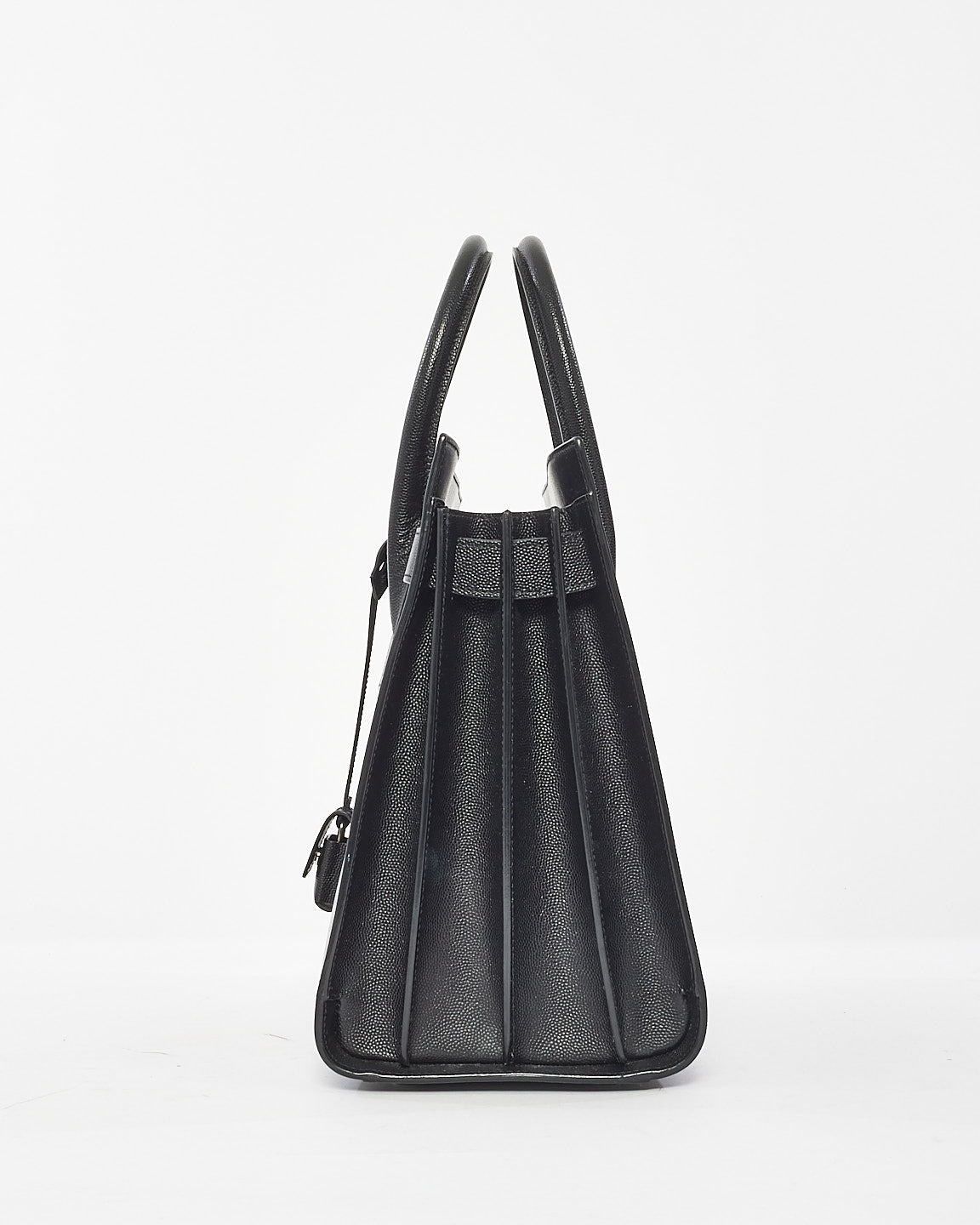 Saint Laurent Black Leather Large Sac du Jour Bag